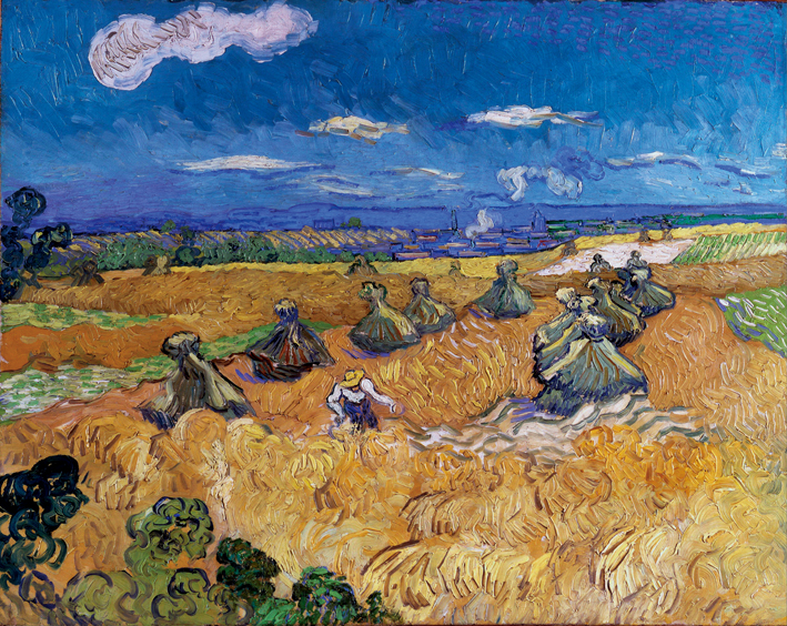  文森特·威廉·梵高  Vincent Willen Van Gogh —— 收割的草堆